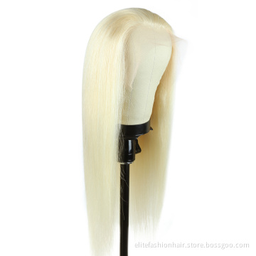 HD Lace Frontal Wig 613#Straight Peruvian Brazilian RemHair  4x4 Closure Wigs For Black Women 13X4 Lace Front Human Hair Wigs